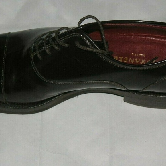 Alexander Dal 1910 Brown Shell Cordovan Leather Oxford Dress Shoe 7D main image 6